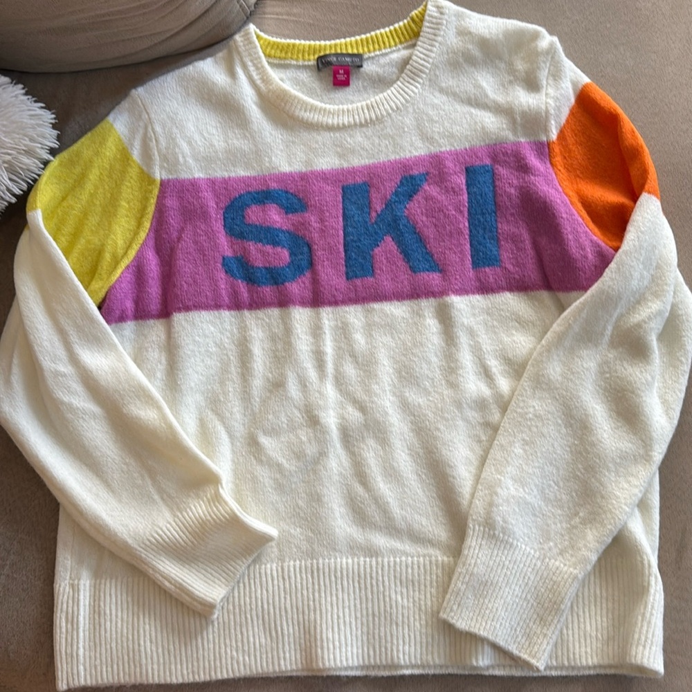 Vince Camuto “ski” sweater, sz M